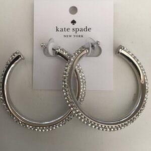Kate Spade New Rhinestone Encrusted Hoop